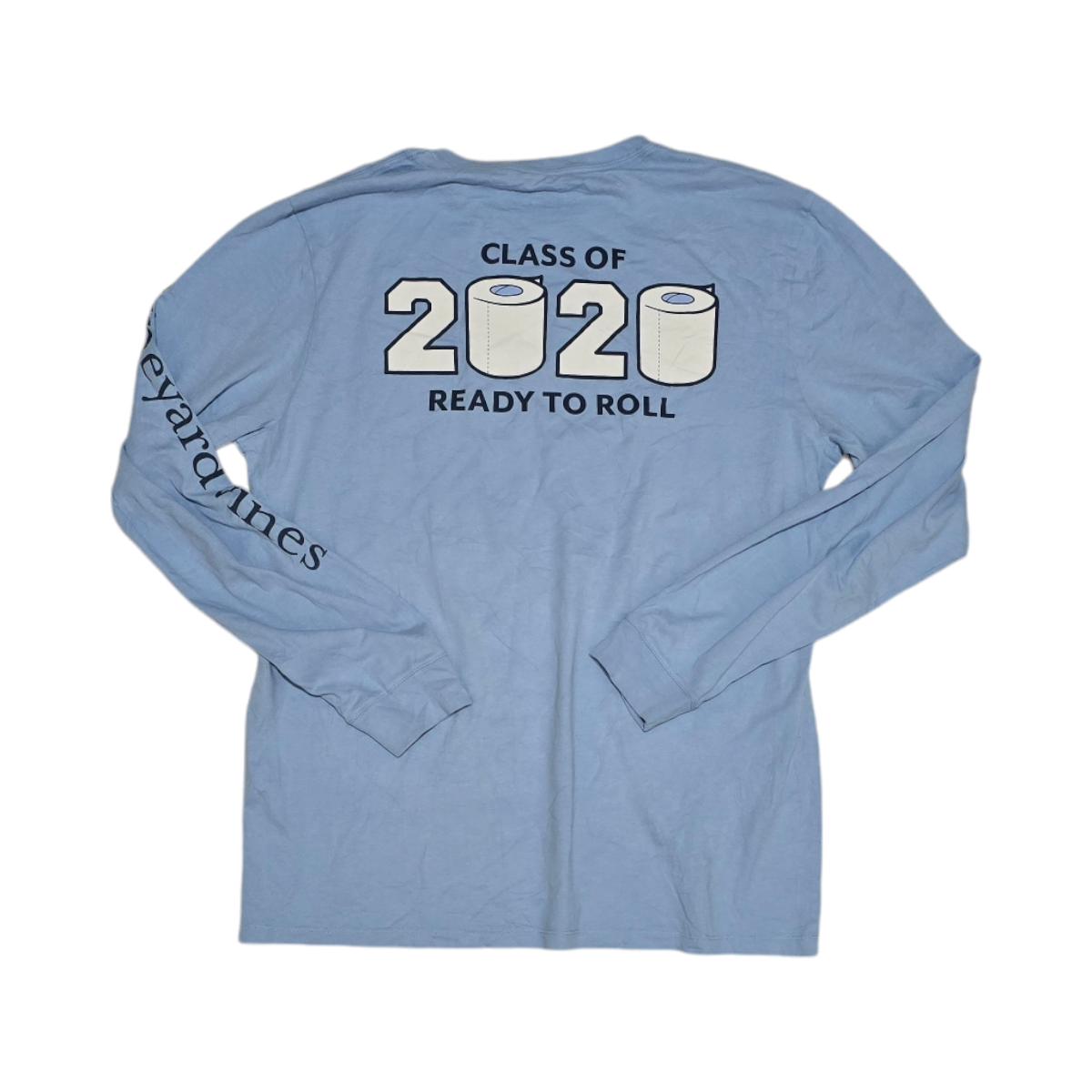 Playera Manga Larga Vineyard Vines Mediana M Azul Claro