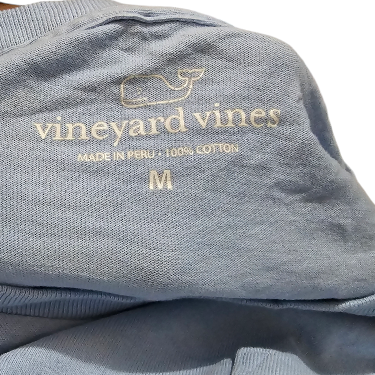 Playera Manga Larga Vineyard Vines Mediana M Azul Claro