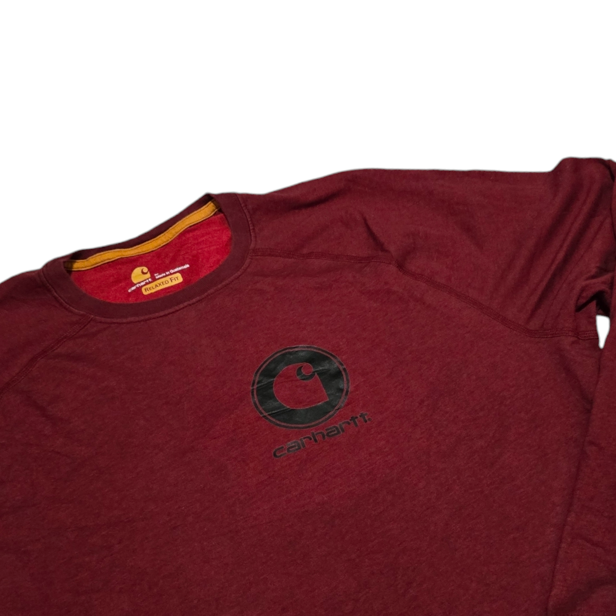 Playera Manga Larga Carhartt Grande L Rojo Relaxed Fit