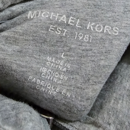 Sueter Delgado Michael Kors Grande L Gris