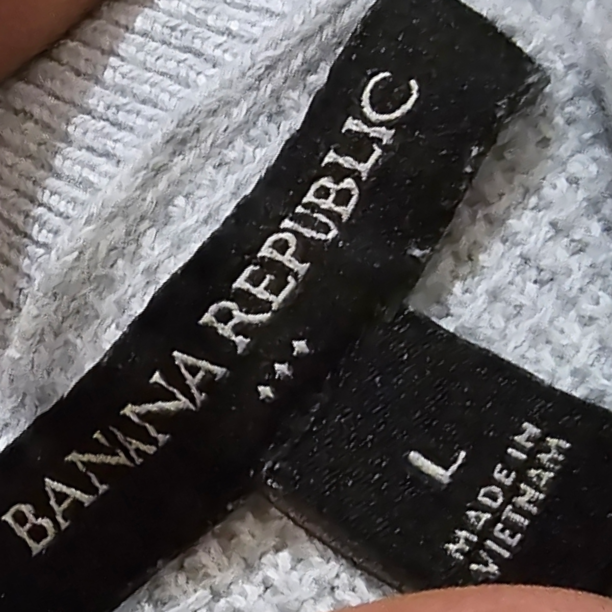 Sueter Banana Republic Grande L Gris