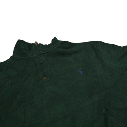 Sueter Ralph Lauren 2xl Verde Pony Azul