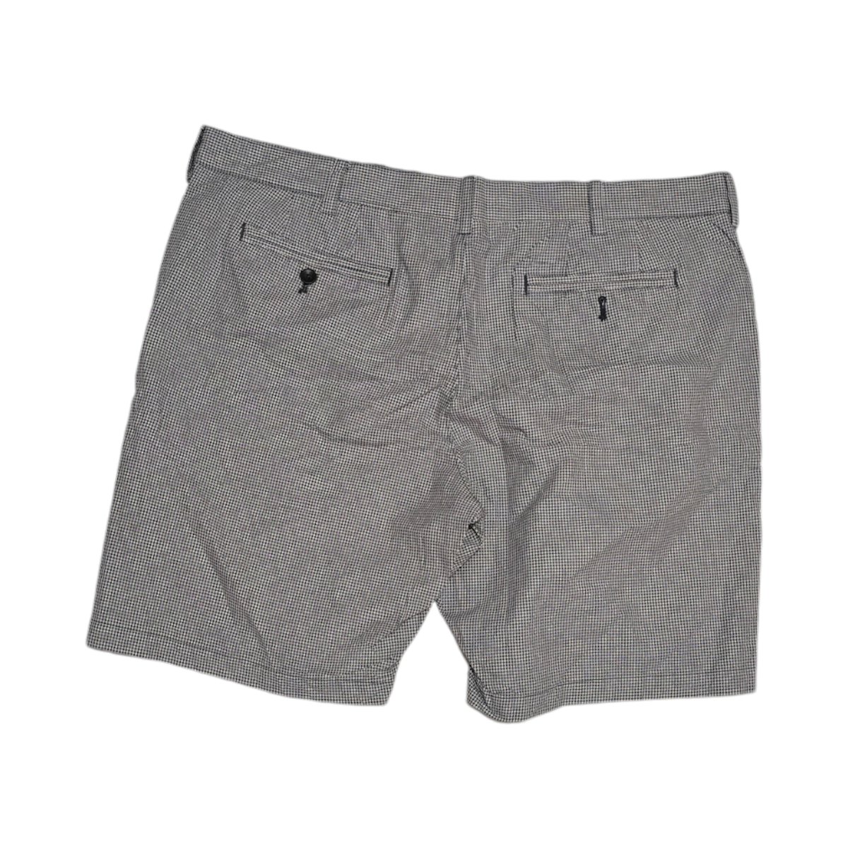 Bermuda Banana Republic Talla 38 Cuadros Azul Y Blanco