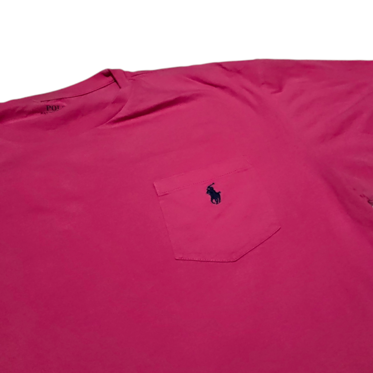 Playera Ralph Lauren Grande L Rosa Pony Azul (Usado)