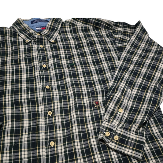 Camisa Tommy Hilfiger Xgrande Xl Cuadro Verde (Usado)