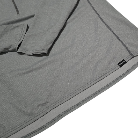 Playera Manga Larga Patagonia Capilene 2xl Gris (Usado)