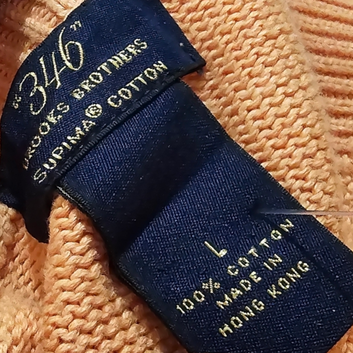 Sueter Brooks Brothers Grande L Naranja (Usado)