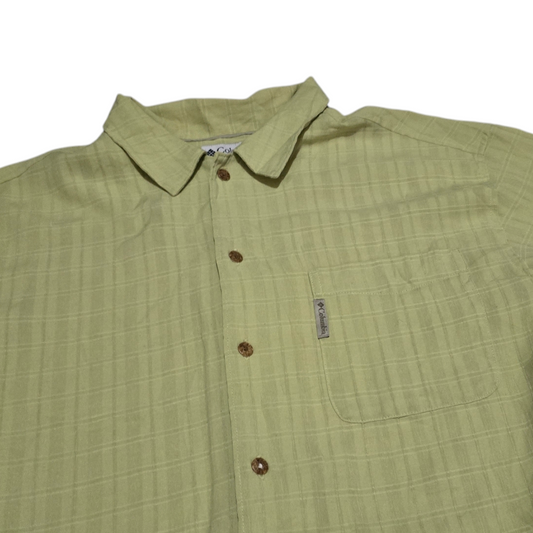 Camisa Manga Corta Columbia Xgrande Xl Verde (Usado)