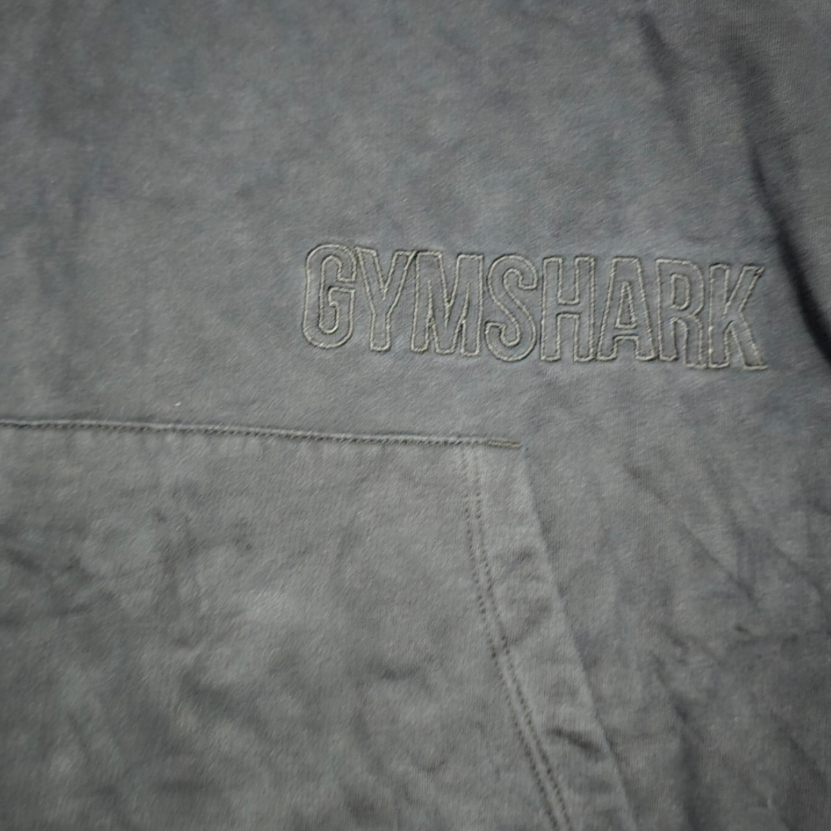 Sudadera Gymshark Mediana M Negro Deslavada