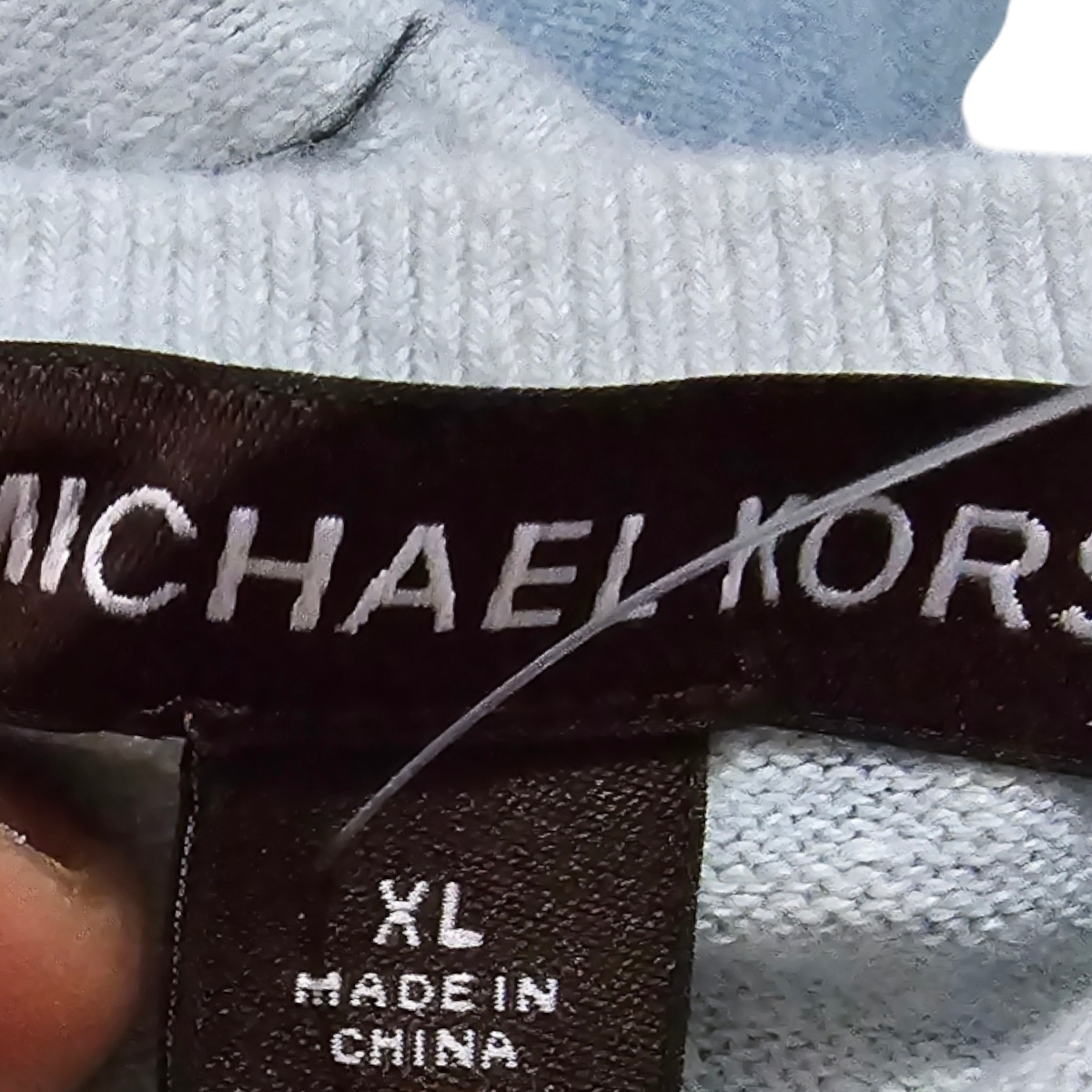 Sueter Michael Kors Xgrande Xl Azul Claro