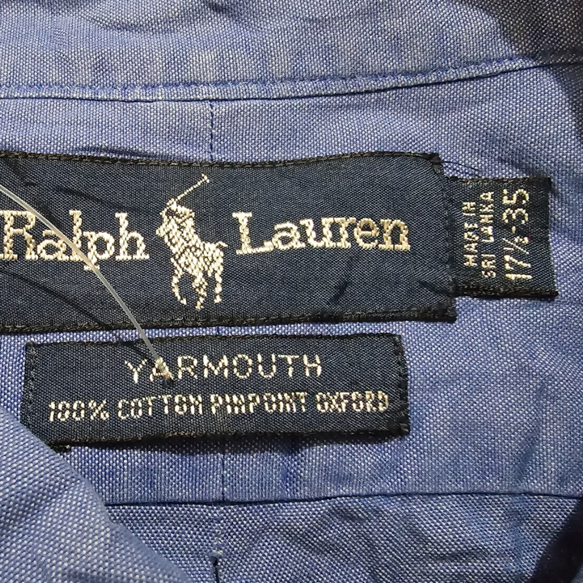 Camisa Ralph Lauren Xgrande 17 1{72 35 Yarmouth Azul