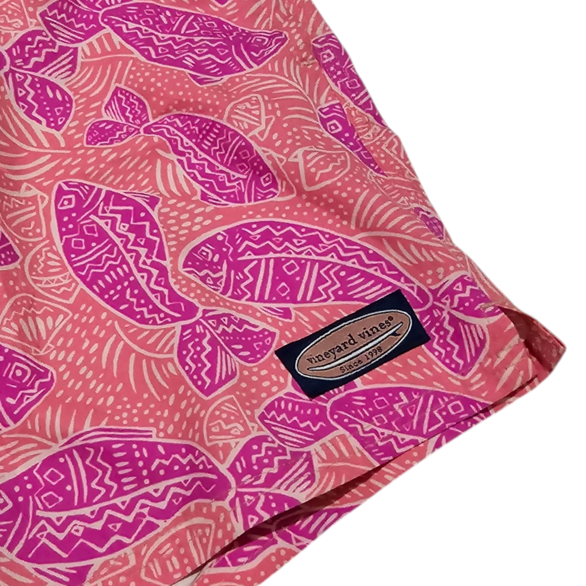 Bermuda Vineyard Vines Xchico Xs Rosa Figuras