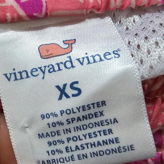 Bermuda Vineyard Vines Xchico Xs Rosa Figuras