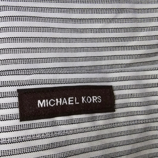 Camisa Michael Kors Chico S Classic Fit Lineas Gris