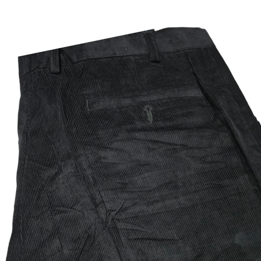 Pantalon Ralph Lauren 38x30 Recto Pana Negro
