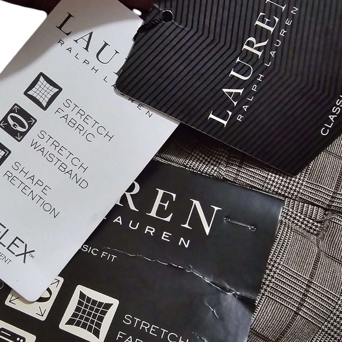 Pantalon Ralph Lauren 36x34 Recto Cafe Cuadros