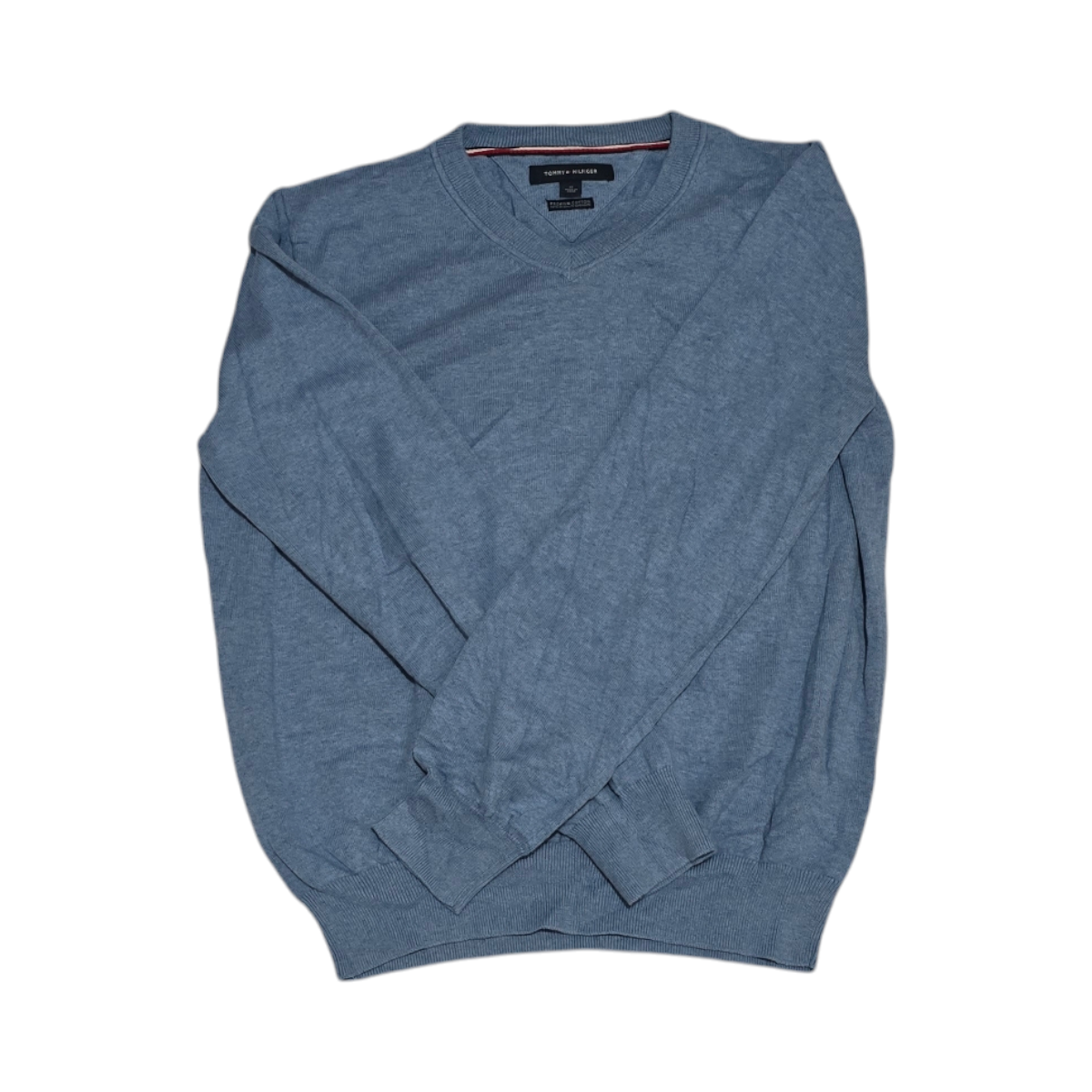 Sueter Tommy Hilfiger Mediana M Azul Algodon Premium