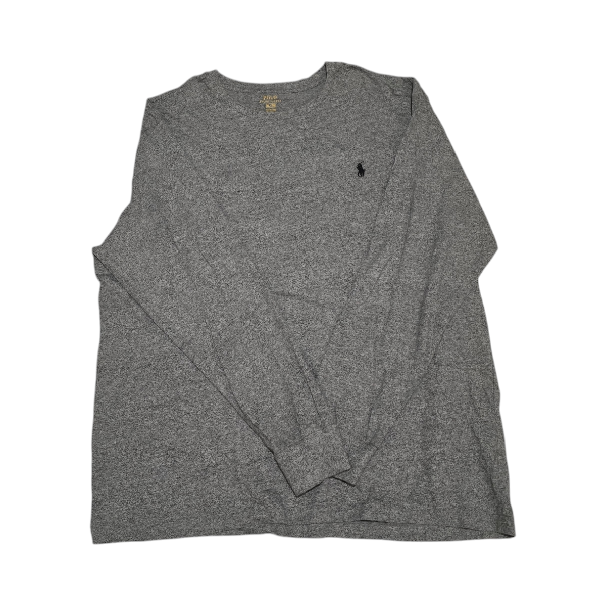 Playera Manga Larga Ralph Lauren Xgrande Xl Gris