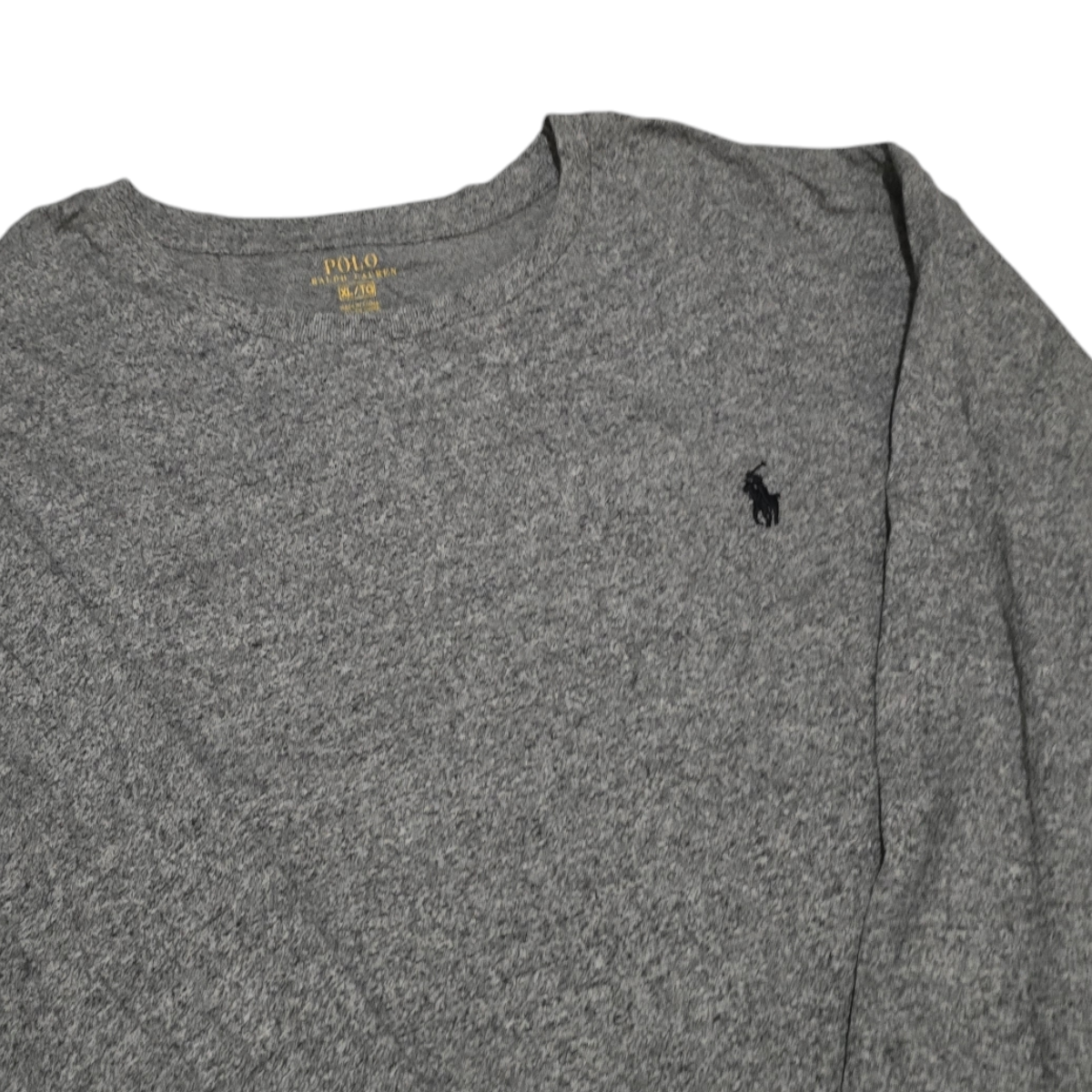 Playera Manga Larga Ralph Lauren Xgrande Xl Gris