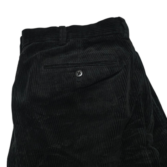 Pantalon Ralph Lauren 38x30 Recto Pana Negro (Usado)