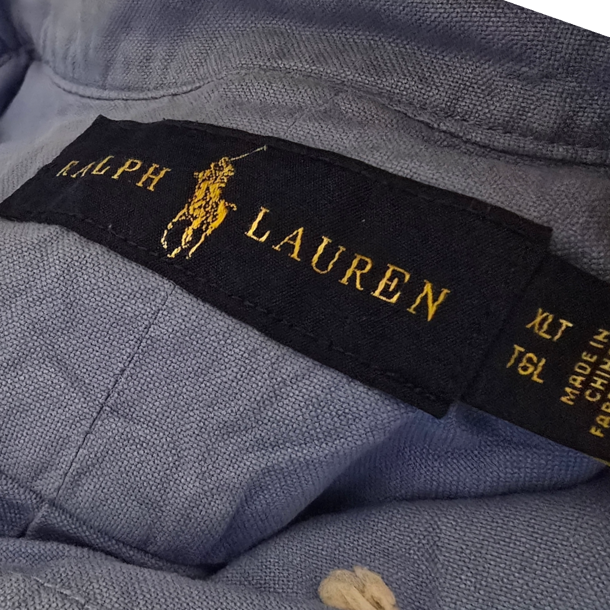 Camisa Ralph Lauren Xgrande Xl Alto Azul (Usado)