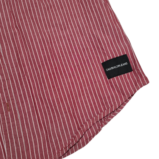 Camisa Manga Corta Calvin Klein Grande L Coral