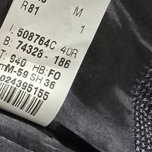 Saco Calvin Klein 40r Azul