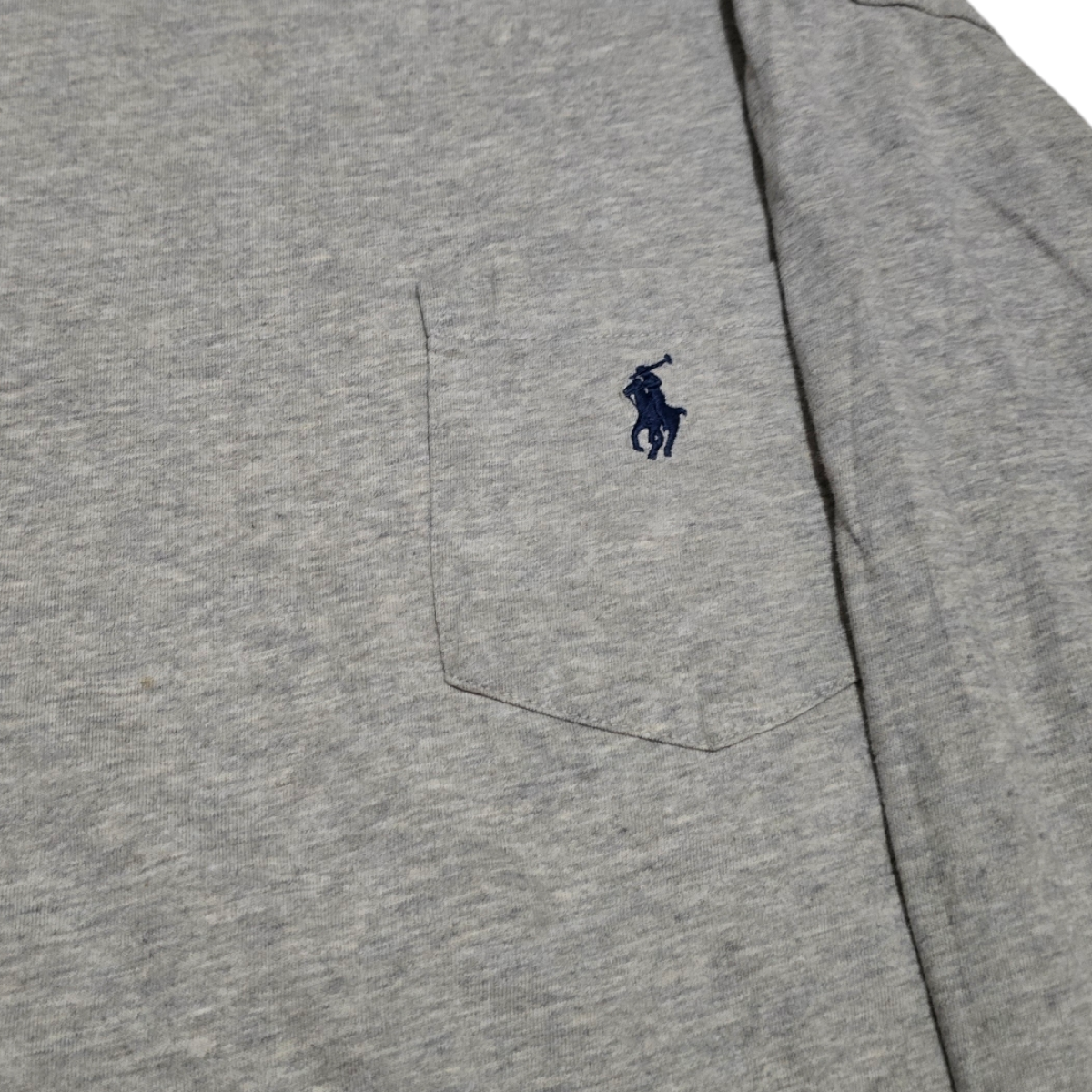 Playera Manga Larga Ralph Lauren Mediana M Gris