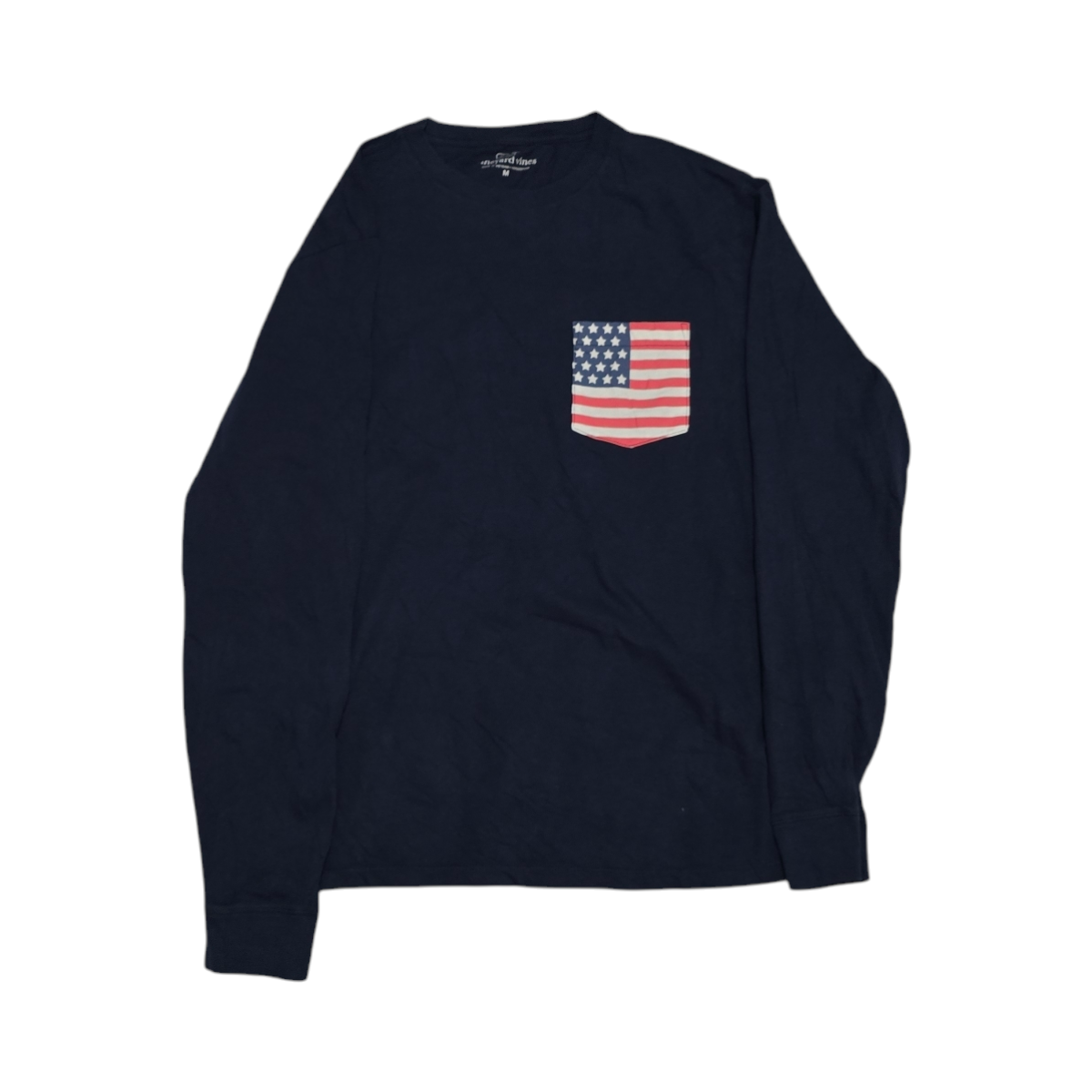 Playera Manga Larga Vineyard Vines Mediana M Azul