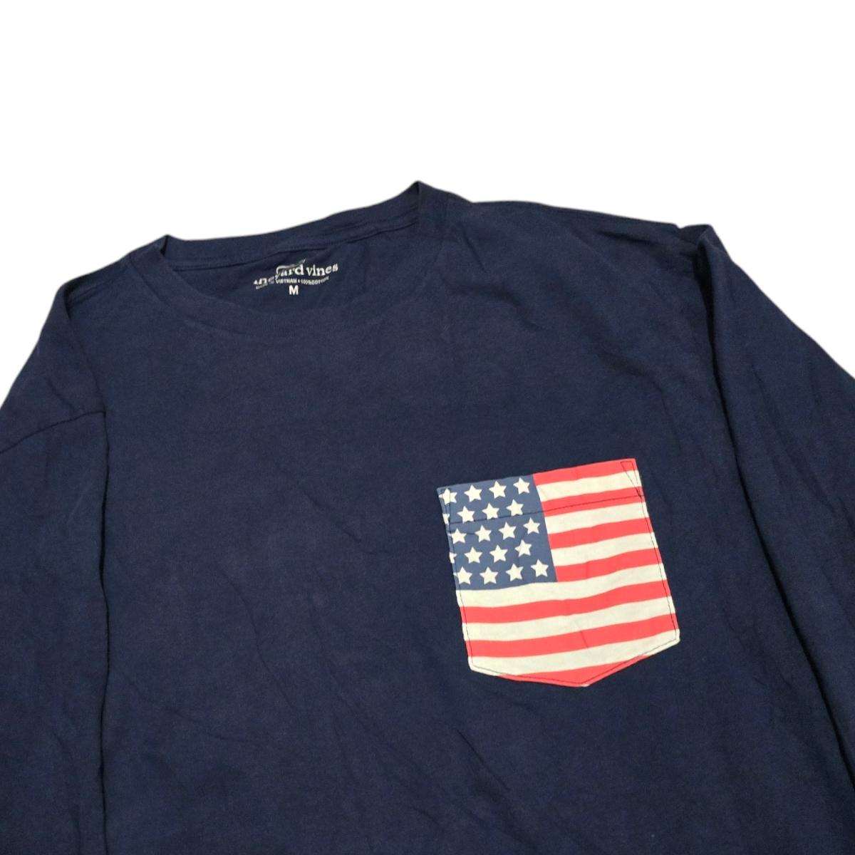 Playera Manga Larga Vineyard Vines Mediana M Azul