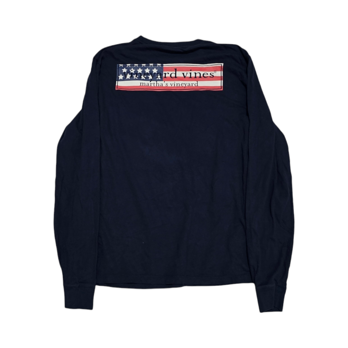 Playera Manga Larga Vineyard Vines Mediana M Azul