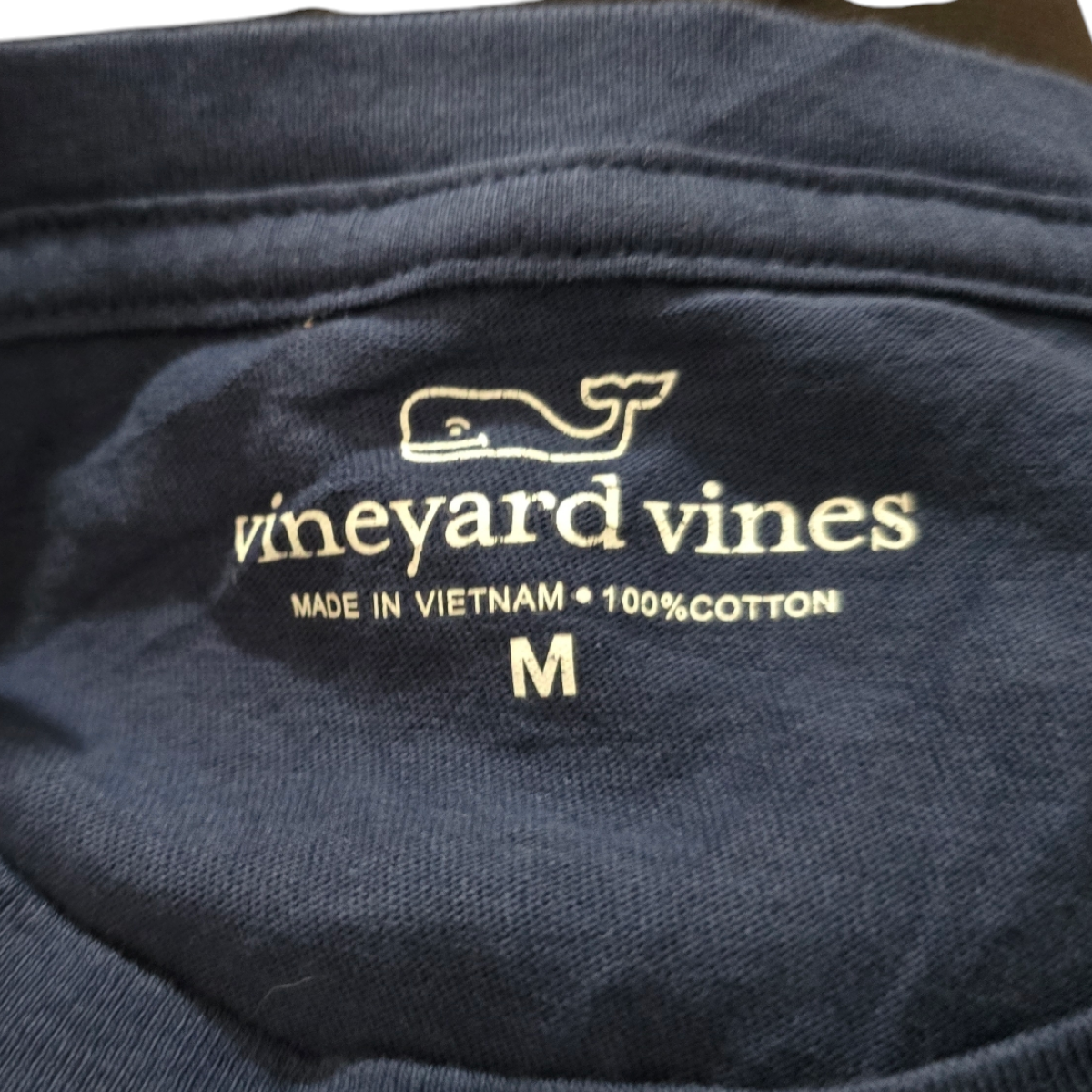 Playera Manga Larga Vineyard Vines Mediana M Azul