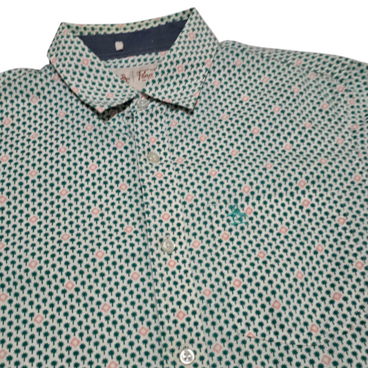 Camisa Manga Corta Penguin Chico S Verde