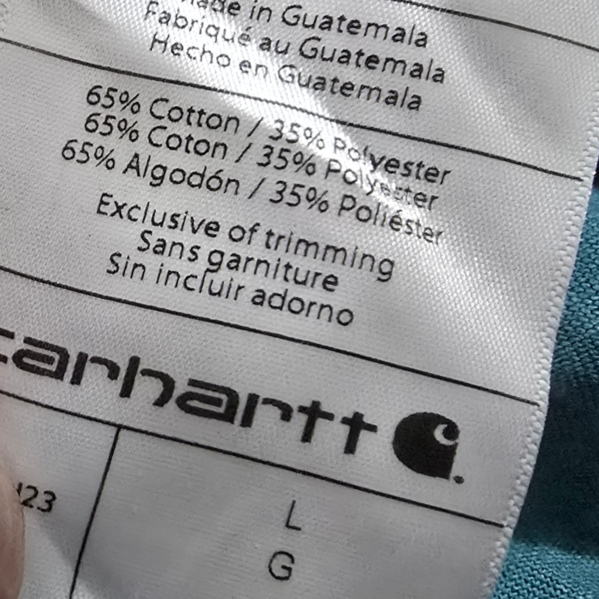 Playera Manga Larga Carhartt Grande L Relaxed Fit