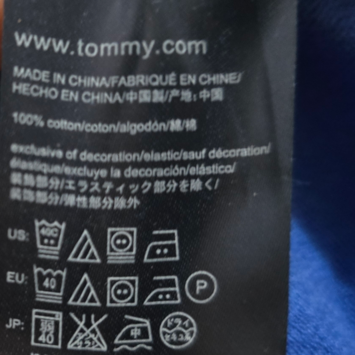 Sueter Tommy Hilfiger Talla Xxl Color Azul