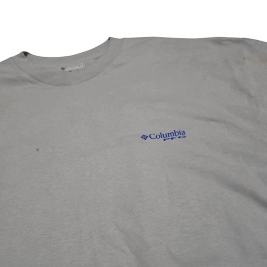 Playera Columbia Extragrande Xl Color Gris
