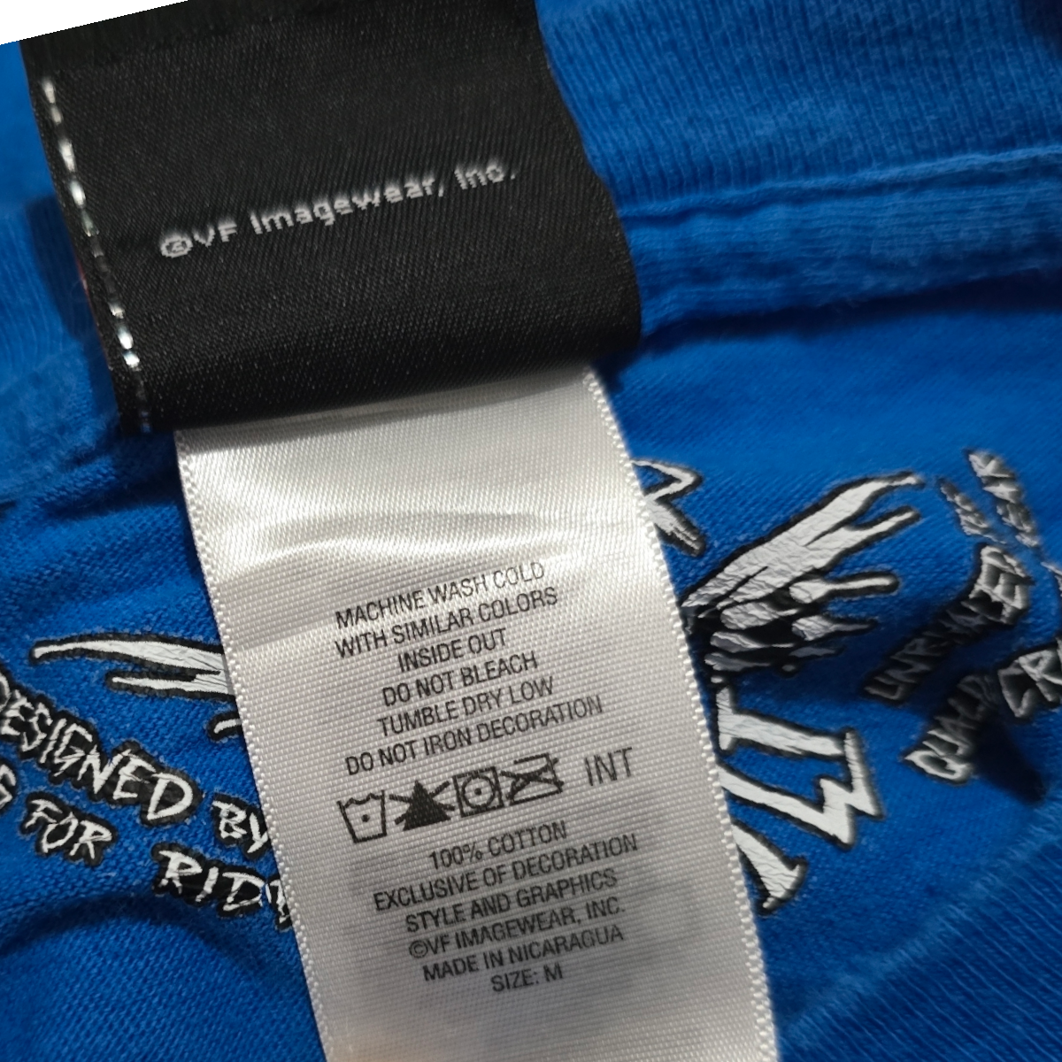 Playera Harley Davidson Mediana M Azul Boston