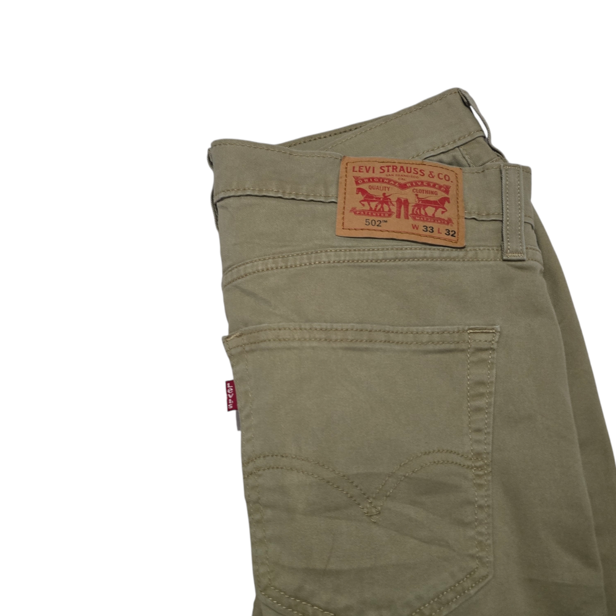 Pantalon Levis 502 33x32 Slimfit Cafe Claro