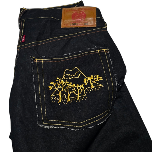 Pantalon Red Monkey Company Rmc 32x34 Recto Azul