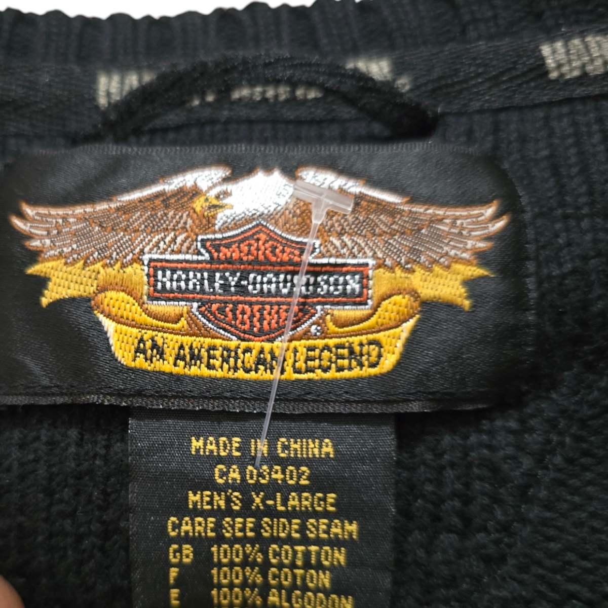 Sueter Harley Davidson Xgrande Xl Negro