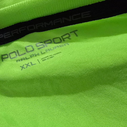 Playera Polo Sport Ralph Lauren Xxl Manga Larga Verde
