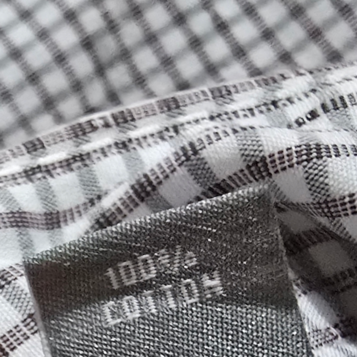 Camisa Michael Kors Mediana M Cuadro Gris Y Blanco