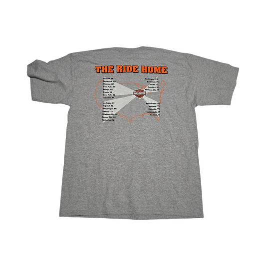 Playera Harley Davidson Xgrande Xl Gris