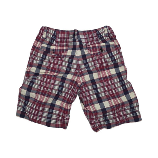 Bermuda Ralph Lauren Talla 29 Cuadros Rojo Gris