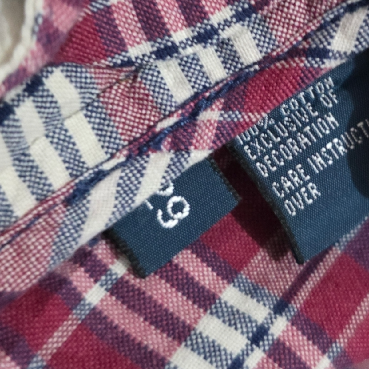 Bermuda Ralph Lauren Talla 29 Cuadros Rojo Gris