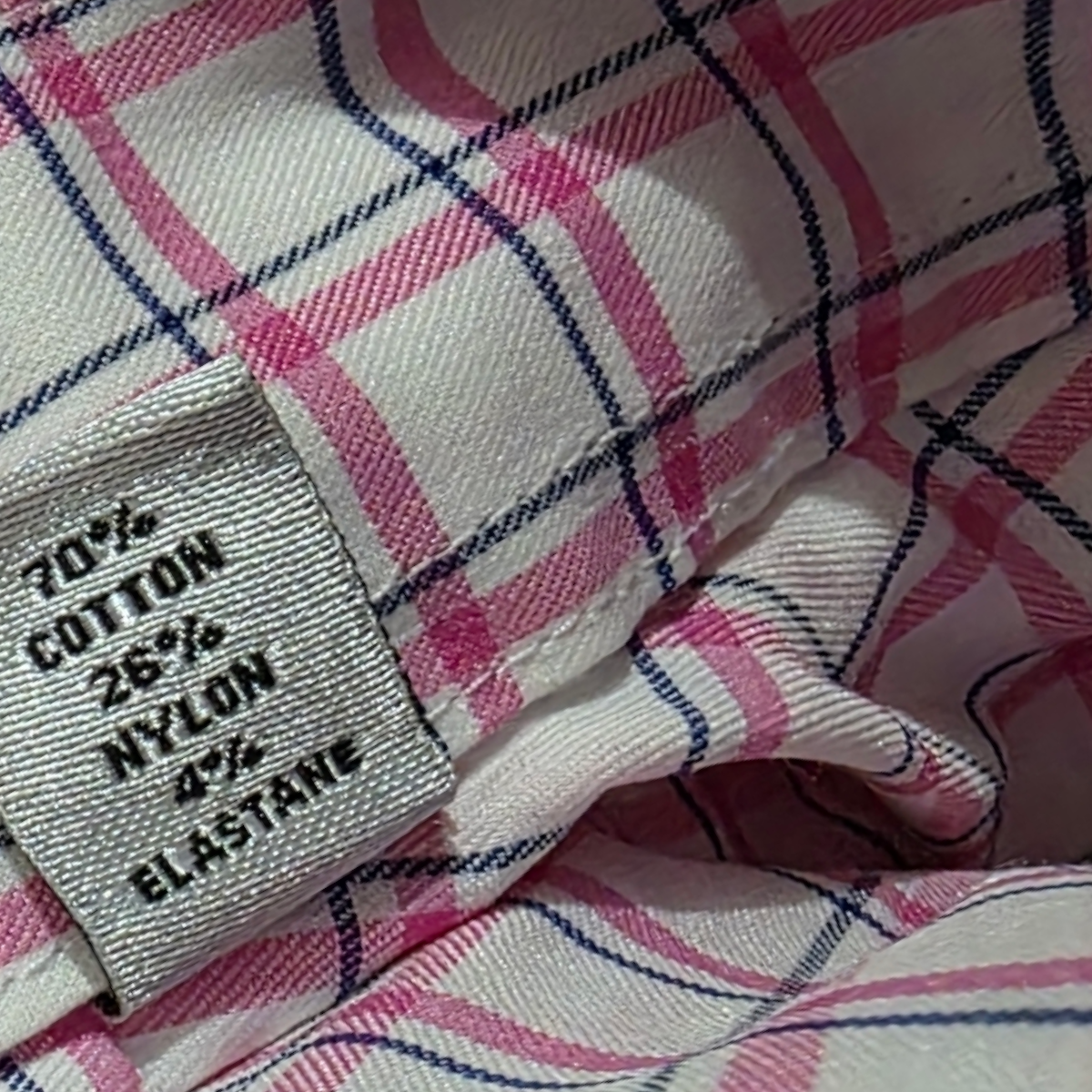 Camisa Ralph Lauren Mediana M Cuadro Rosa Blanco