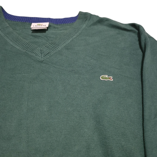 Sudadera Lacoste 2xl Fr 7 Verde