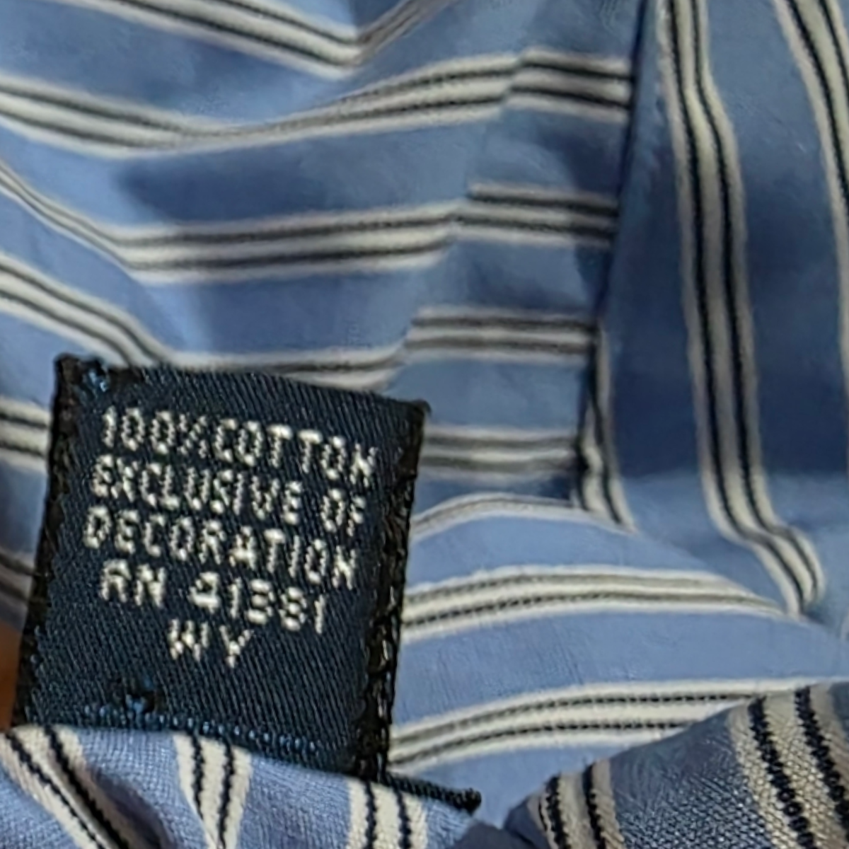 Camisa Ralph Lauren Xxl 18 36-37 Lineas Azul