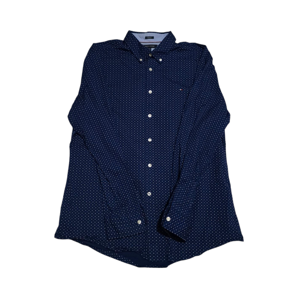 Camisa Tommy Hilfiger Xgrande Xl Azul Figuras