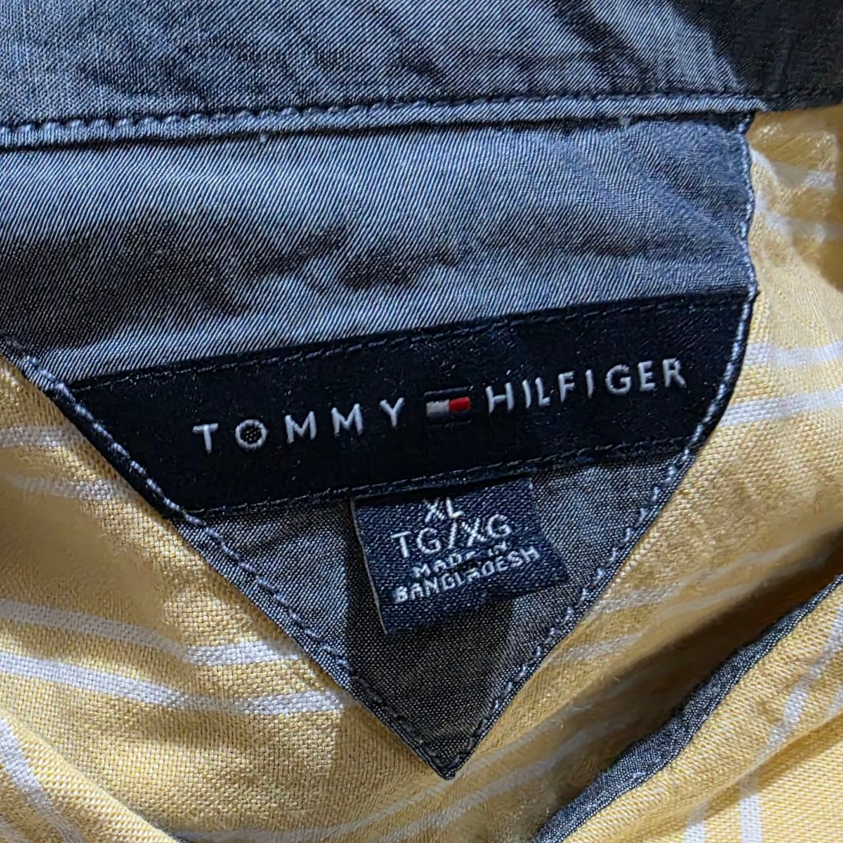 Camisa Tommy Hilfiger Xgrande Xl Amarillo